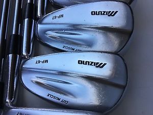 EXCELLENT MIZUNO MP-67 CHROME FORGED BLADE IRON SET