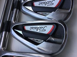 EXCELLENT TITLEIST 714 AP1 CUSTOM ORDER CAVITY IRON SET FOR THE TALLER GOLFER
