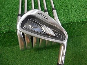 USED RH MIZUNO JPX 800 PRO 4-PW IRON SET DYNAMIC GOLD STIFF FLEX STEEL RH