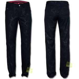 Alberto Mujer Pantalón de golf ANJA FLOWER negro