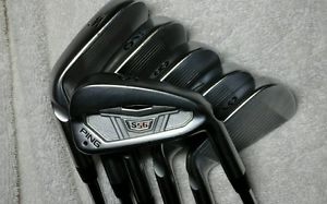 USED RH PING S56 5-PW IRON SET BLACK DOT PING AWT REGULAR FLEX STEEL RH + 1/2"