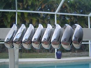Ladies NIKE SLINGSHOT Golf Club Set 5-9, PW, SW & AW, 'W' Womens Flex Graphite