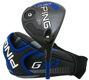 VERY NICE Ping G30 Adjustable 7 Fairway Wood 21° TFC 419 Regular Shaft