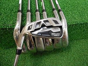 USED LH COBRA BIO CELL 4-PW IRON SET DYNALITE 85 REGULAR FLEX STEEL LH