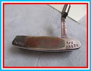 Handstampd Tiger Woods TeI3 Proto Scotty Cameron B4 circle T Newport 2 Vertical