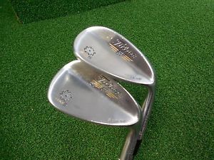 USED RH TITLEIST SM5 VOKEY DESIGN 54.14/58.08 WEDGE SET SM5 WEDGE FLEX STEEL RH