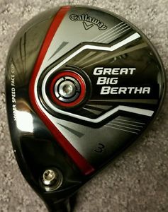 (LH)  CALLAWAY GREAT BIG BERTHA 3 WOOD 15° W/ FUJIKURA SPEEDER 565 EVOLUTION S