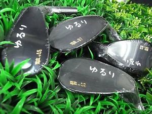 YURURI JAPAN KEIGEKIKU TARGET SPIN FORGED WEDGE 2 Heads SET  Japanese Logo