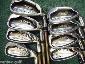 NICE!!! COBRA KING COBRA SZ IRON SET 4-PW, SW ALDILA DVS A FLEX GRAPHITE SHAFT