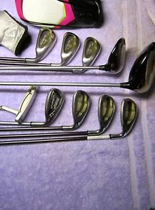 Womens Callaway Big Bertha Complete Set Woods /irons/ putter