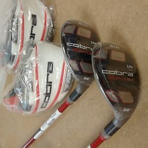 2 x Cobra Baffler T rail + Hybrids 5H,6H Brand New