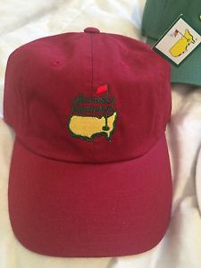 Masters Augusta National Members Only Hat - Red + Member Only Golf Balls +