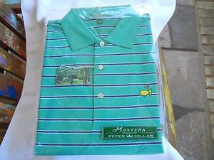 2016 MASTERS PETER MILLAR COLLECTION GOLF SHIRT size L