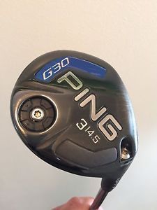USED RH PING G30 14.5*3 FAIRWAY WOOD TOUR 65 STIFF FLEX GRAPHITE RH
