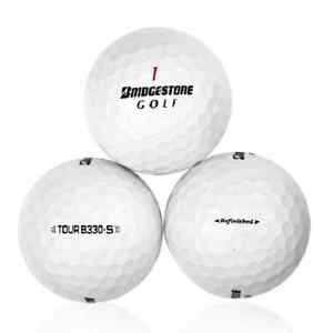 10 Dozen (Bridgestone B330-S Mint /AAAAA Factoryl Refinished Golf Balls No Logos