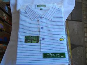 2016 MASTERS COLLECTION GOLF SHIRT  BY PETER MILLAR size  L