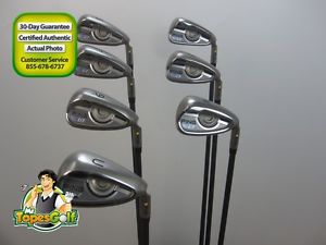 2016 Ping GMax K1 Iron Set 5-W,U Yellow Dot Graphite CFS 65 SR Senior Flex 18991