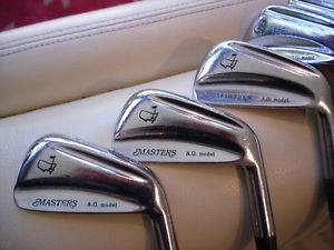 v Scarce MIZUNO Vintage MASTERS TOURNAMENT Collectors (10) IRONS 3 - 10, 11, SW