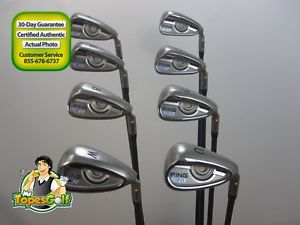 2016 Ping GMax K1 Iron Set 4-W,U Yellow Dot Graphite CFS 65 SR Senior Flex 18992