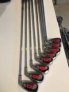 08 Callaway Big Bertha Irons 4-AW Reg Flex Steel