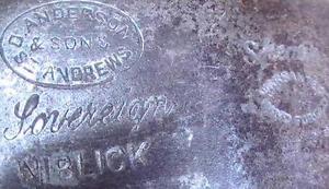 RARE  Antique D.ANDERSON&SON  SPECIAL SOVEREIGN NIBLICK  W/ DOT FANCY FACE