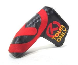 -New- TOUR Scotty Cameron INDUSTRIAL Black / Red TOUR ONLY PUTTER HEADCOVER