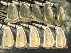 Brand New Honma Mens LEFTY LB708 New H&F 18K gold golf iron 3 stars  Mint!