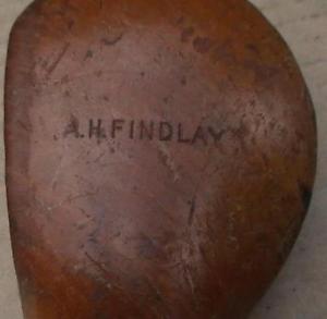 RARE  Antique A.H.FINDLAY WRIGHT & DITSON SPLICE NECK TRANSITIONAL Driver 1890`s