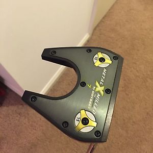 ODYSSEY METAL-X MILLED #7 Putter 34 Weight Kit Rare Iomic Grip