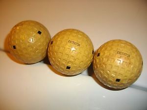 3 Vintage Mesh Balls -Dictator-Look About Unused! MultiPattern Mesh Free Ship