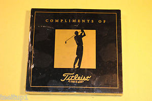 1997 GSV Tiger Woods Masters Golf Collection Titleist Brand New Sealed Very Rare