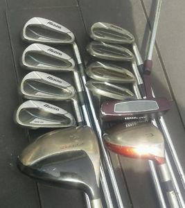 GOLF SET TaylorMade XR-03 Driver, Burner 3 Wood, Mizuno MX-17 Irons 4-SW, Putter