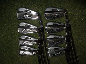 AWESOME TITLEIST GOLF CLUBS  FORGED AP2 712 IRONS  4-GW  with STIFF FLEX SHAFTS