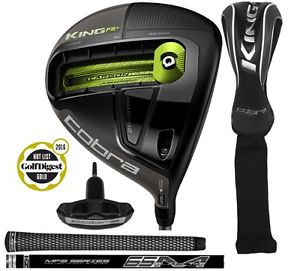 2016 NEW COBRA KING F6+ PLUS TURBULENCE GREEN DRIVER WITH MATRIX BLACK TIE 65M4