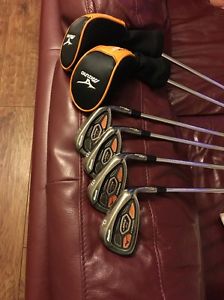 Excellent Set Of Mizuno JPX EZ hybrid Forged Irons, 5-PW, Reg Flex Steel Shaft.