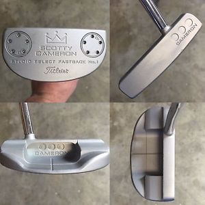 Custom Titleist Scotty Cameron Fastback #1 Putter - RH - Choose How It's Done