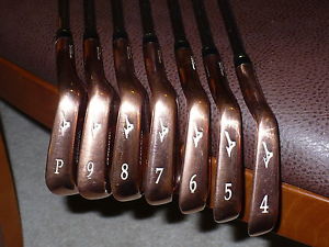Copper Plated Mizuno MP-62 Iron Set 4-PW / True Temper XP 95 Stiff
