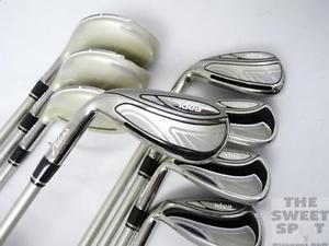 *MINT* LH Adams Golf Idea Hybrid 2014 4H-6H,7-PW, SW Iron Set Ladies Left Hand