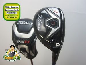 2015 Titleist 915H 3 Hybrid 21 deg Diamana 72 S+ Regular Flex Headcover 17460A