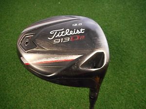 Used Titleist 913D2 12* Driver Aldila Phenom Stiff Flex Graphite Shaft