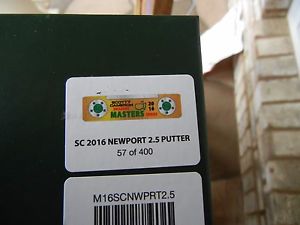 2016 MASTERS NEWPORT 2.5 PUTTER BY SCOTTY CAMERON  VERY RARE ONLY 400 SOLD