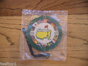 1997 MASTERS GOLF AUGUSTA NATIONAL BAG TAG TIGER WOODS NEW VERY VERY RARE PGA