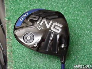 Very Nice Ping SF Tec G30 12 degree Driver TFC 419 Graphite SR Soft Regular Flex