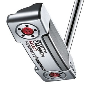 2016 TITLEIST SCOTTY CAMERON NEWPORT 2 NOTCHBACK 35 INCH PUTTER MATADOR RED GRIP