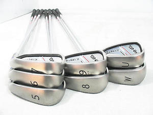 Used[AB] Golf Ping KARSTEN Kirsten 2014 Iron set KS-401 Stiff Men O1A