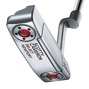 2016 TITLEIST SCOTTY CAMERON NEWPORT NO LINE 35 INCH PUTTER MATADOR RED GRIP
