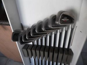 12 club Callaway Big Bertha 1996 iron set with Callaway Big Bertha woods.