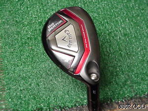 Very Nice 2015 Callaway Big Bertha 22 degree 4 Hybrid Mamiya Recoil F3 Regular