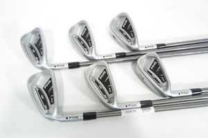 -LH- PING i20 Black Dot IRONS (5-PW) IRON SET w/Aerotech SteelFiber i95 STIFF