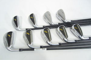-LH- TAYLOR MADE RBLADEZ IRONS (4-PW,AW,SW) IRON SET w/Graphite REGULAR Shafts